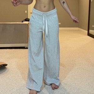 Lululemon sweat pants grey flared